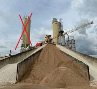 Taze beton üretimi için karıştırma tesisi