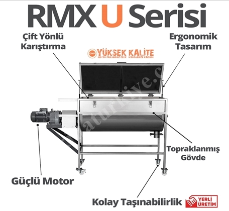RMX-U 400 Toz Karıştırma Makinası