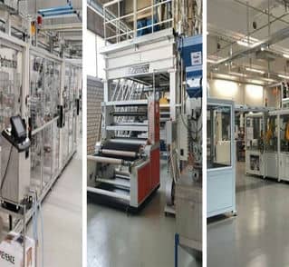 Yüz maskesi üretimi için üretim tesisi Medikal sektörden 3 adet makine